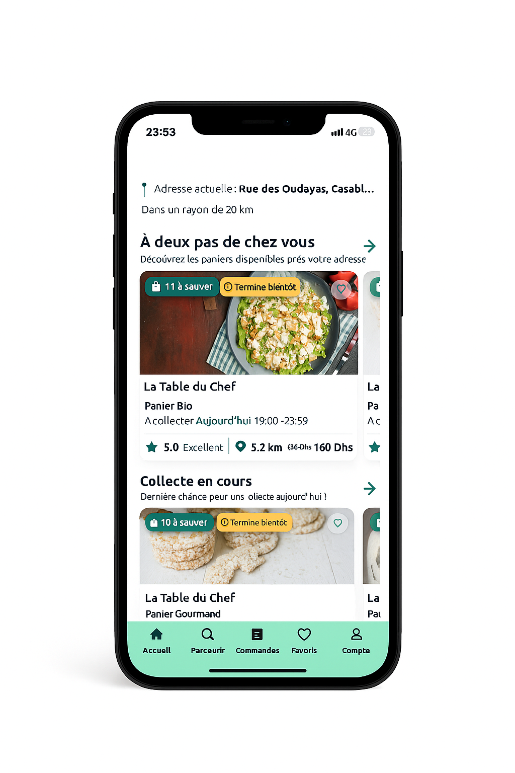 واجهة تطبيق Wevalo
